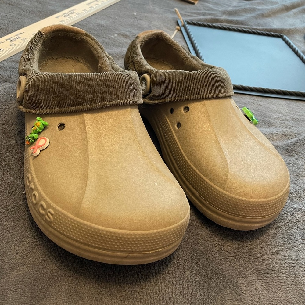 Khaki Crocs